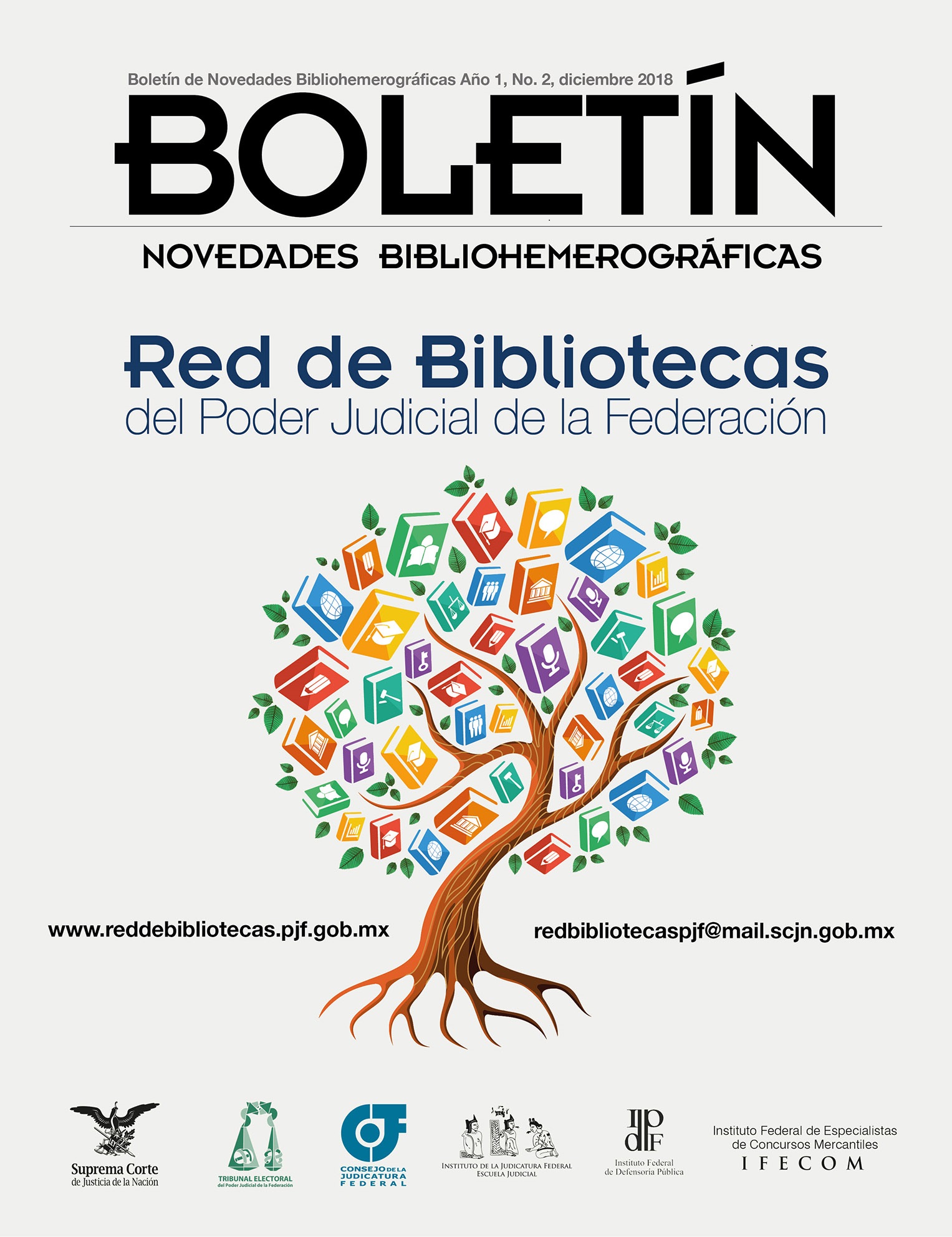 Boletín de Novedades Bibliohemerográficas de la Red de Bibliotecas, diciembre 2018